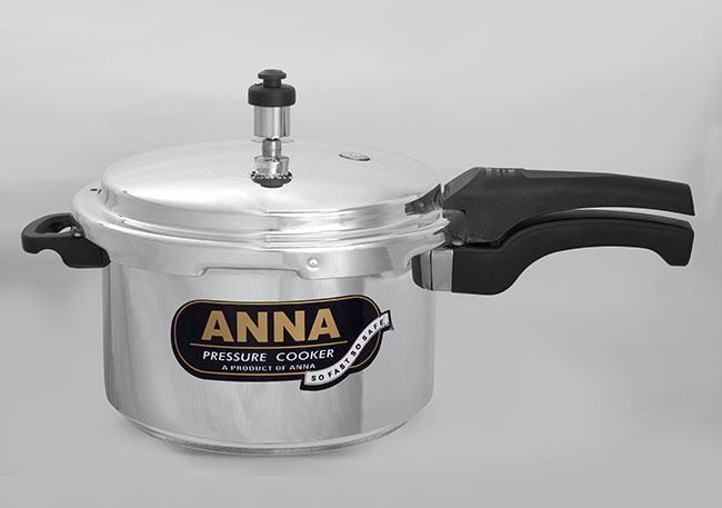 anna aluminium pressure cooker